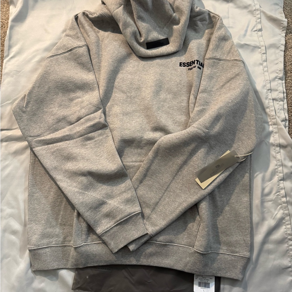 Essentials Gray Pullover Hoodie - image 1